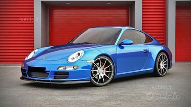 Lama spoiler paraurti anteriore porsche 997 abs