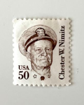 Francobollo USA 50 Chester W. Nimitz