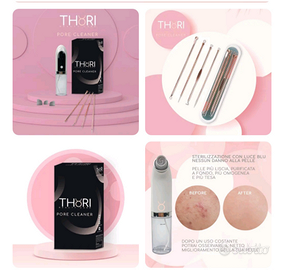 Pulizia del viso dai punti neri acne ecc