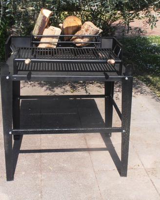 BARBECUE A LEGNA ARTIGIANALE CON FOCOLARE