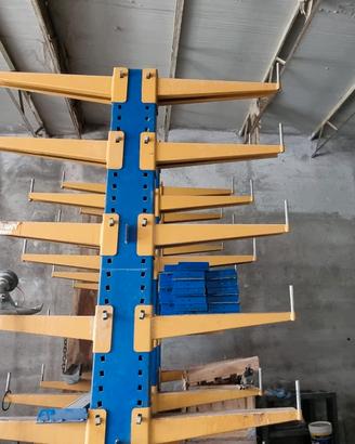 scaffalatura cantilever doppia per tubi