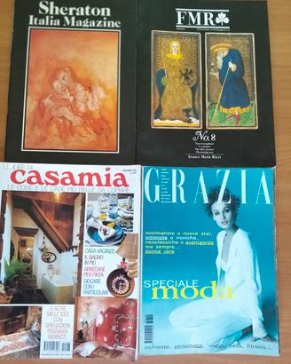 collezione di quattro riviste vintage italiane