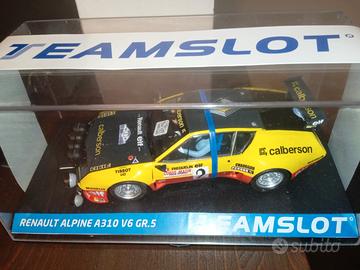 Slot car Team Slot Renault Alpine A310 Rally Nuova