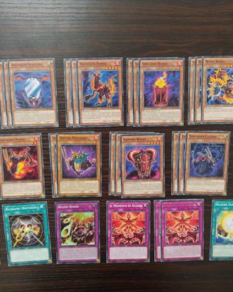 Yu gi oh 39 carte diapason arcidemone drago rosso