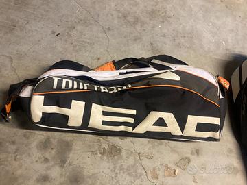 borsone tennis head nero ho arancio