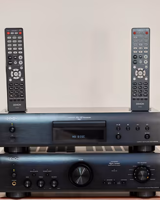 Sistema Hi-Fi Denon PMA-800NE + DCD-800NE + Cavi 