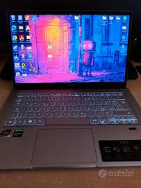 Acer Swift X - portatile gaming Ryzen 5 GTX 1650