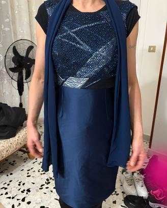 vestito cerimonia taglia 42 nuovo mai indossato 
