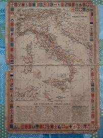 cartina vintage