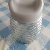 vaso contenitore in vetro con coperchio nuovo 