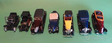Stock 7 auto modelli 1:43 da restaurare