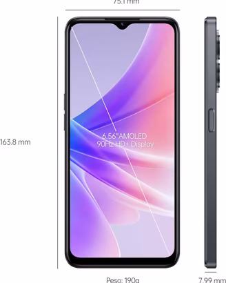 OPPO A77 5G Smartphone, AI Doppia fotocamera 48+2M