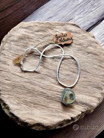 Collana con Pietra Naturale “Goccia di Natura”