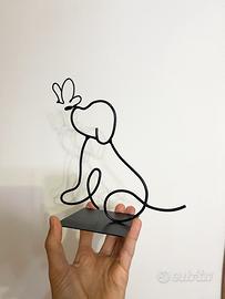 Creazioni in ferro, cucciolo cane, Eriarte