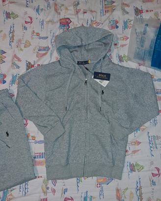 Tuta Completa Polo Ralph Lauren, Felpa + Pantalone