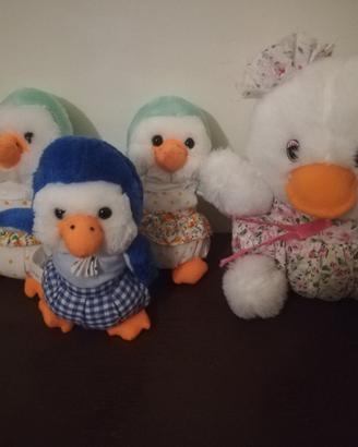 Peluche morbidi peluche anatra o pulcino vintage 