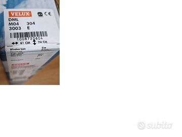 VELUX TENDA ELETTRICA BEIGE A RULLO OSCURANTE M04