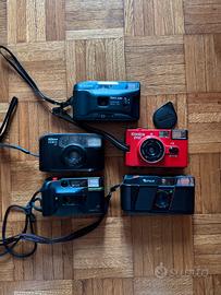 5 macchine fotografiche analogiche NON testate