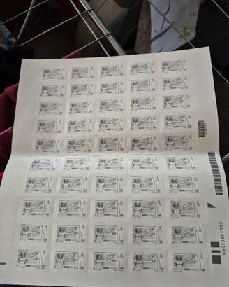 50 francobolli da 3 euro nuovi