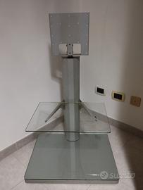 mobile porta TV vetro e metallo + lettore dvd