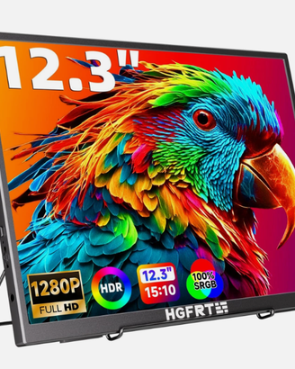 Monitor Portatile 12.3 pollici, 1920 x 1280 FHD