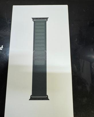 Cinturino Apple Watch Alpine loop black titanium S