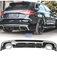 DIFFUSORE AUDI A3 SPORTBACK 16- LOOK RS3 + TERMINA