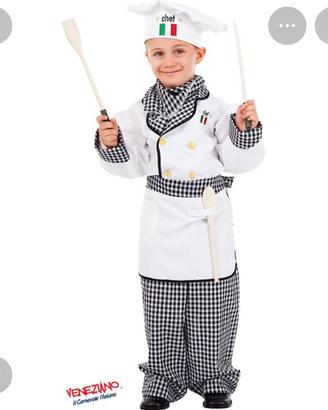 Costume piccolo cuoco carnevale