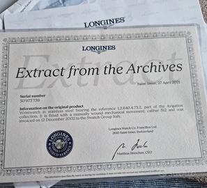 Avigation Collection LONGINES GRAND  PILOT permuto