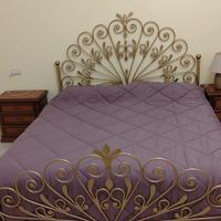 letto matrimoniale in ferro battuto 