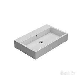 LAVABO SOSPESO GLOBO 80x50 - NUOVO BIANCO LUCIDO
