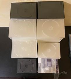 Custodie dvd/cd singole, doppie, quadruple