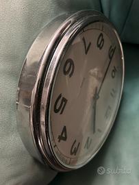 Orologio da parete acciaio inossidabile cromato