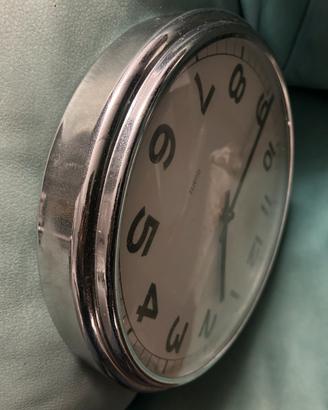 Orologio da parete acciaio inossidabile cromato