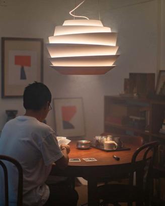 FOSCARINI LE SOLEIL LAMPADA SOSPENSIONE BIANCO