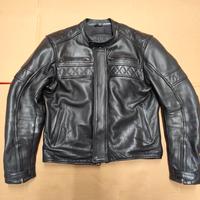 giacca in pelle moto 