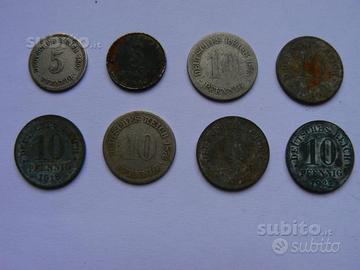 Monete estere GERMANIA IMP. - GIAPPONE e GIORDANIA