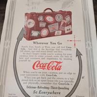 Poster Coca-Cola Pubblicità 1911 e bicchieri