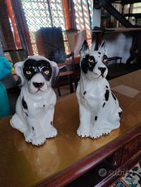 coppia cagnolini in ceramica 