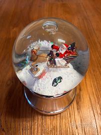Boule de Neige Babbo Natale con Carillon