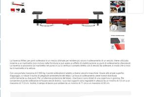 Traverse di sollevamento Wiltec 2000 kg di porta