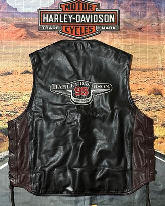 Gilet pelle 95th Anniversario XL Harley Davidson