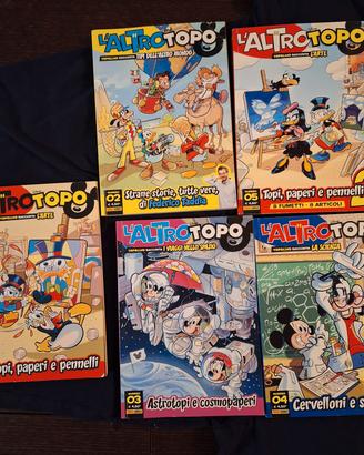 Lotto 5 fumetti "L'AltroTopo" Disney Panini