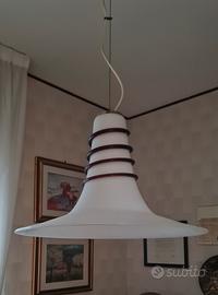 Lampadario a sospensione vetro di Murano vintage
