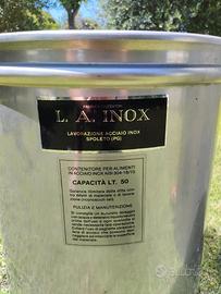 Contenitore inox 50L