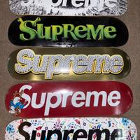 Lotto 5 deck skateboard Supreme originali nuovi