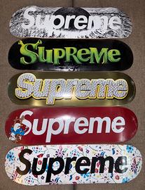 Lotto 5 deck skateboard Supreme originali nuovi