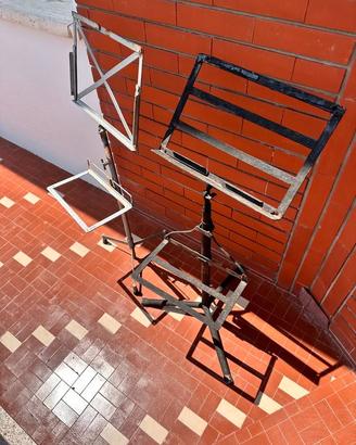 Porta spartiti Leggio in ferro x2 professionali