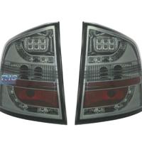 FANALI SKODA OCTAVIA KOMBI 05-13 LED FONDO CROMATO