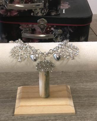 Bracciale albero della vita e cuori